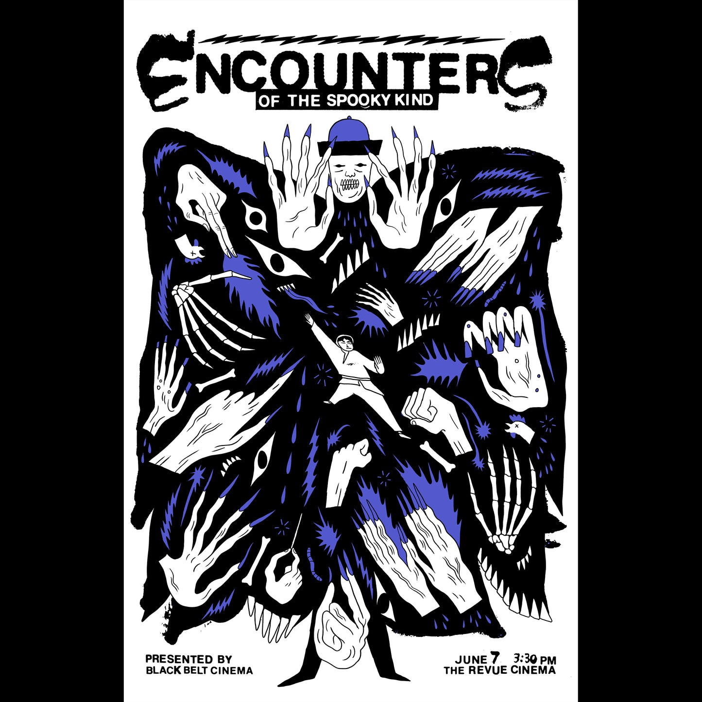 Spooky Encounters Risograph Print
