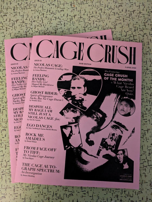 Cage Crush zine Issue #1