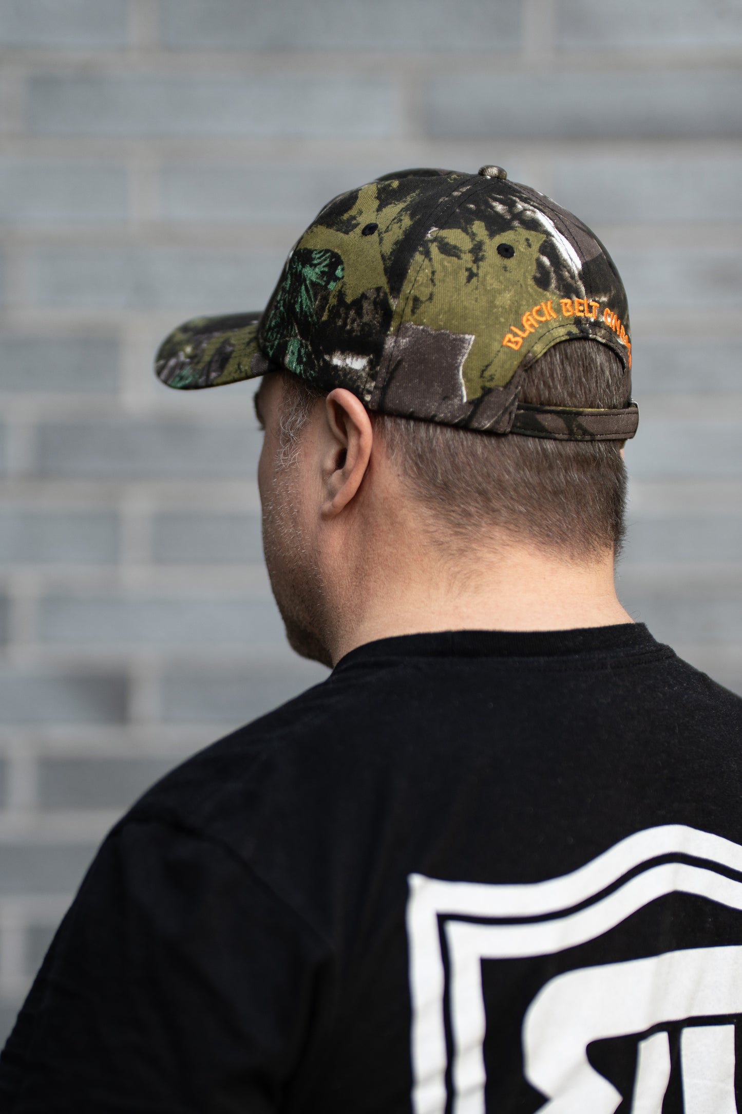 Black Belt Cinema Forest Camo Hat with Logo