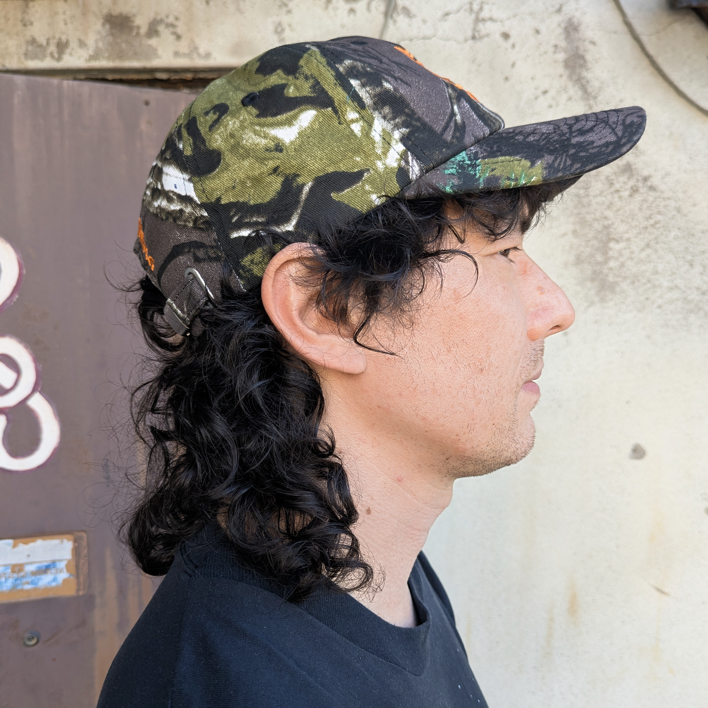 Black Belt Cinema Forest Camo Hat with Logo
