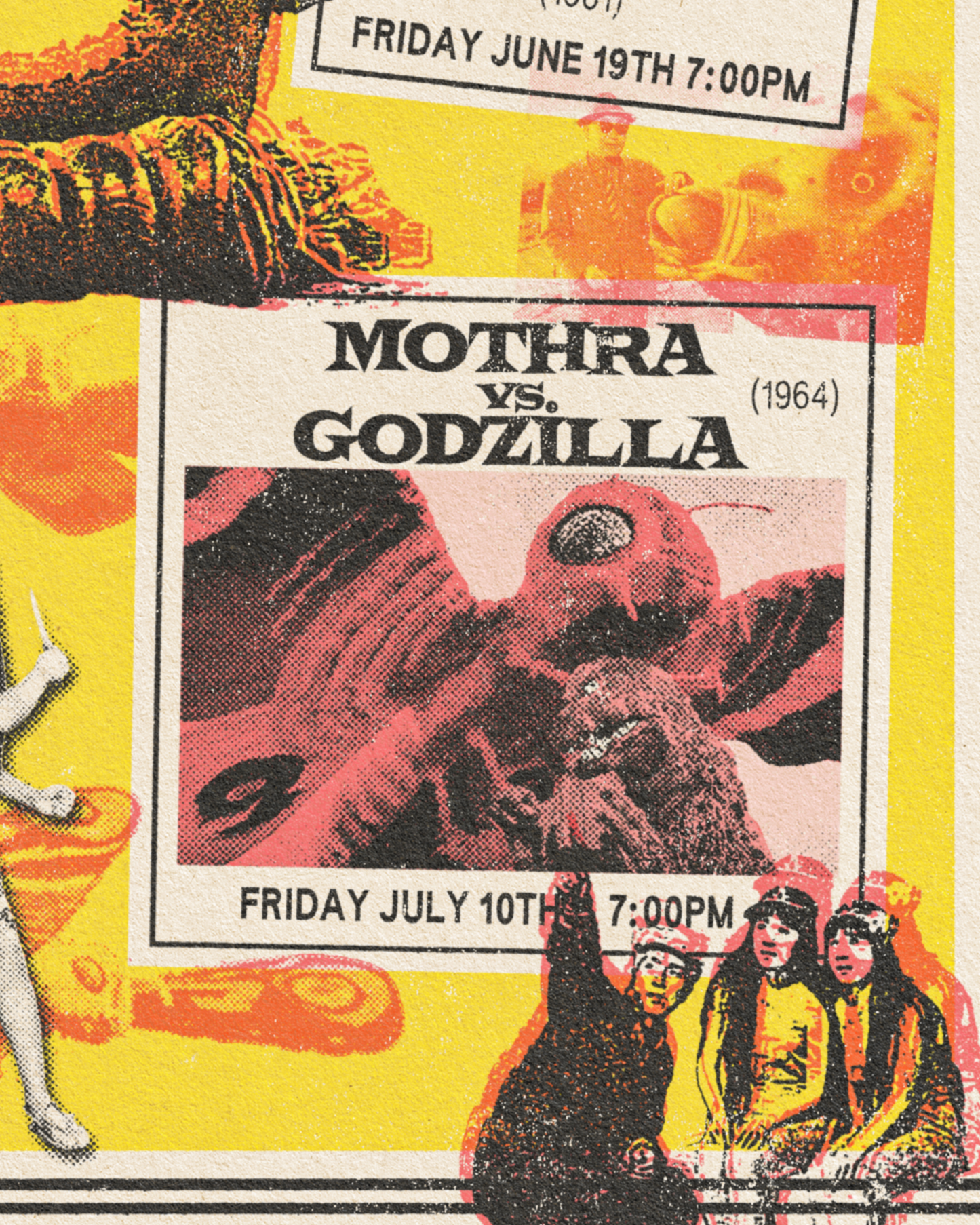 Mothrapalooza Risograph Print 11x17