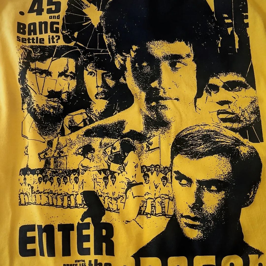 Enter Dragons t-shirt gold